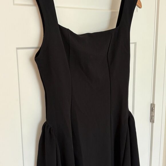 Black Sleeveless Fit & Flare Dress – Size L - Picture 2 of 6